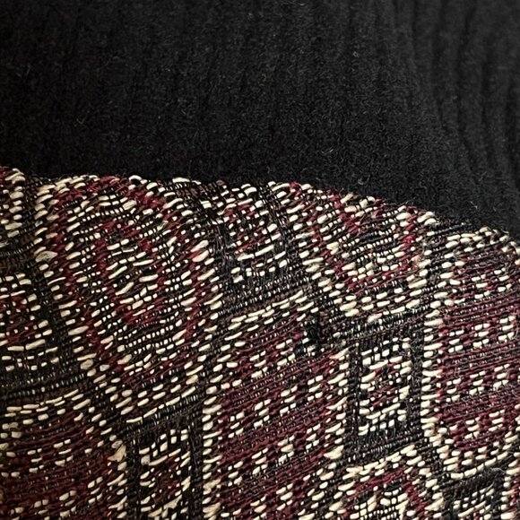 Structure Mens Vest Lg Vtg Italy Wool Blend Tapestry Sweater Academia Heritage - Picture 10 of 11